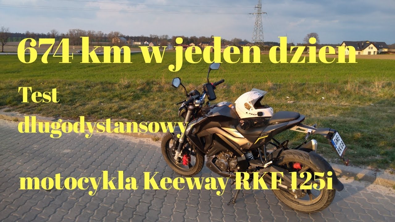 674 km w 1 dzień na 125 cm3 - Keeway RKF 125i - test długodystansowy