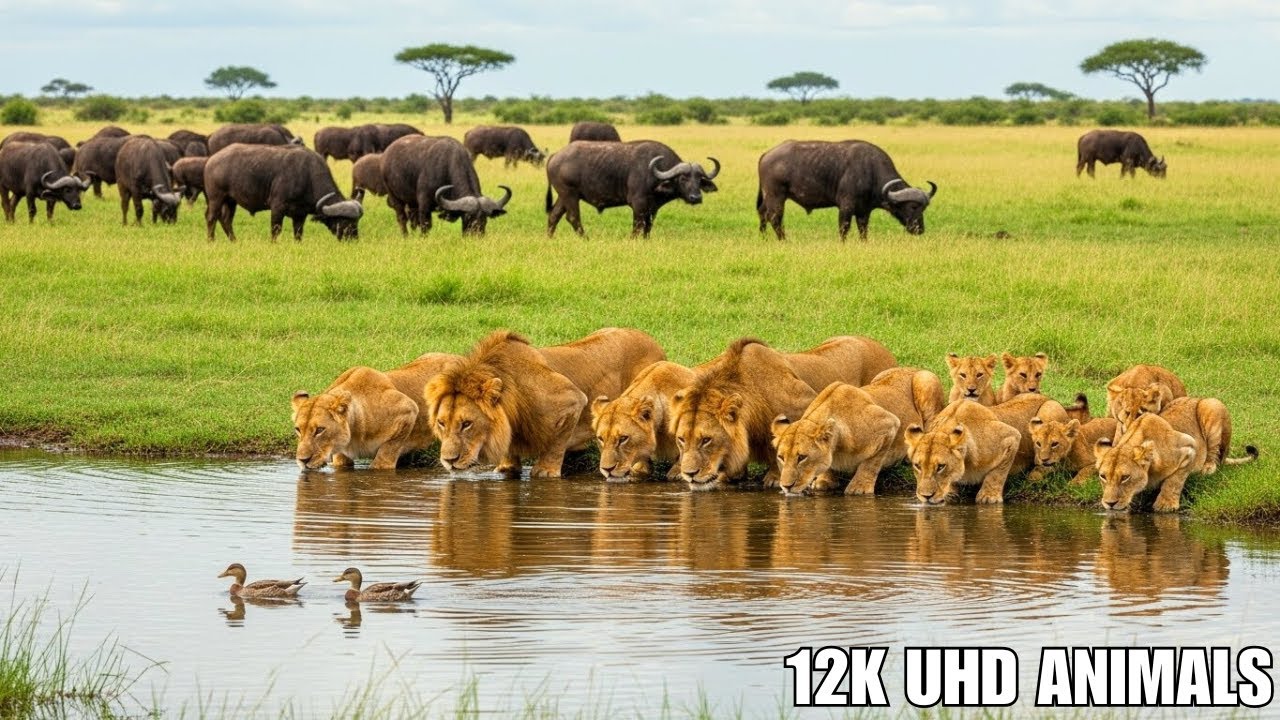 Tranquil Forest Animals in 4K – Relaxing Soundscapes for Stress Relief | 4K African Wildlife