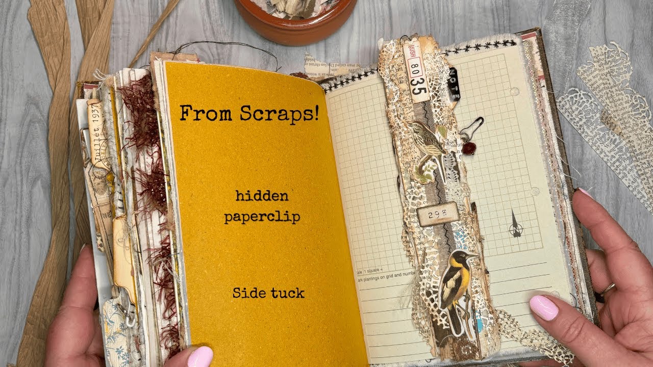 Craft with Me: Scrapbuster Layered Hidden Paper Clip Side Tucks