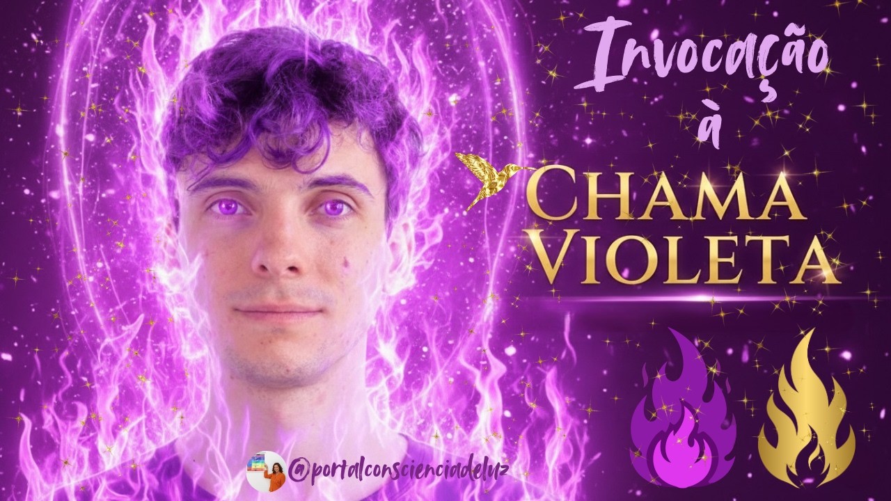 CHAMA VIOLETA💜TRANSMUTAÇÃO DA TERRA🌍#chamavioleta