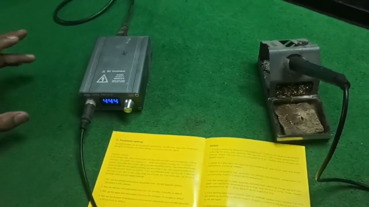 T12 D+ oss team soldering iron Settings @EasySpares
