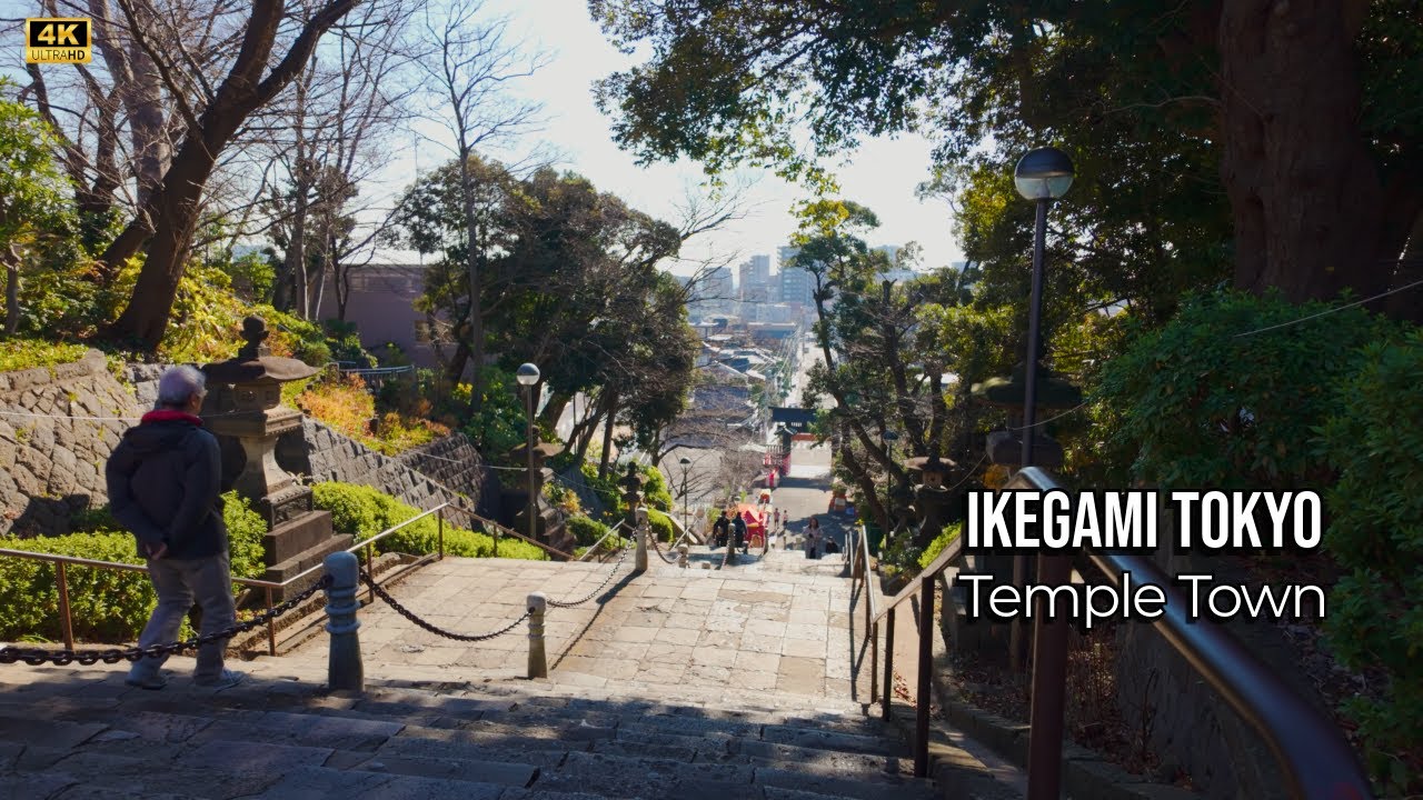 Tokyo Without a Clock: Walking Ikegami’s Temple Hills | Japan 4K