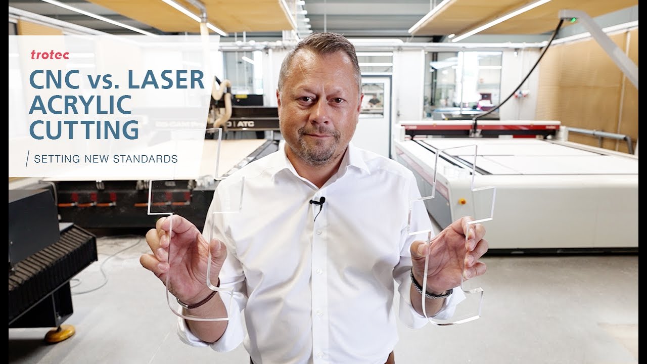 Резка акрила: фрезерный станок с ЧПУ или лазер — что лучше? | Trotec Laser