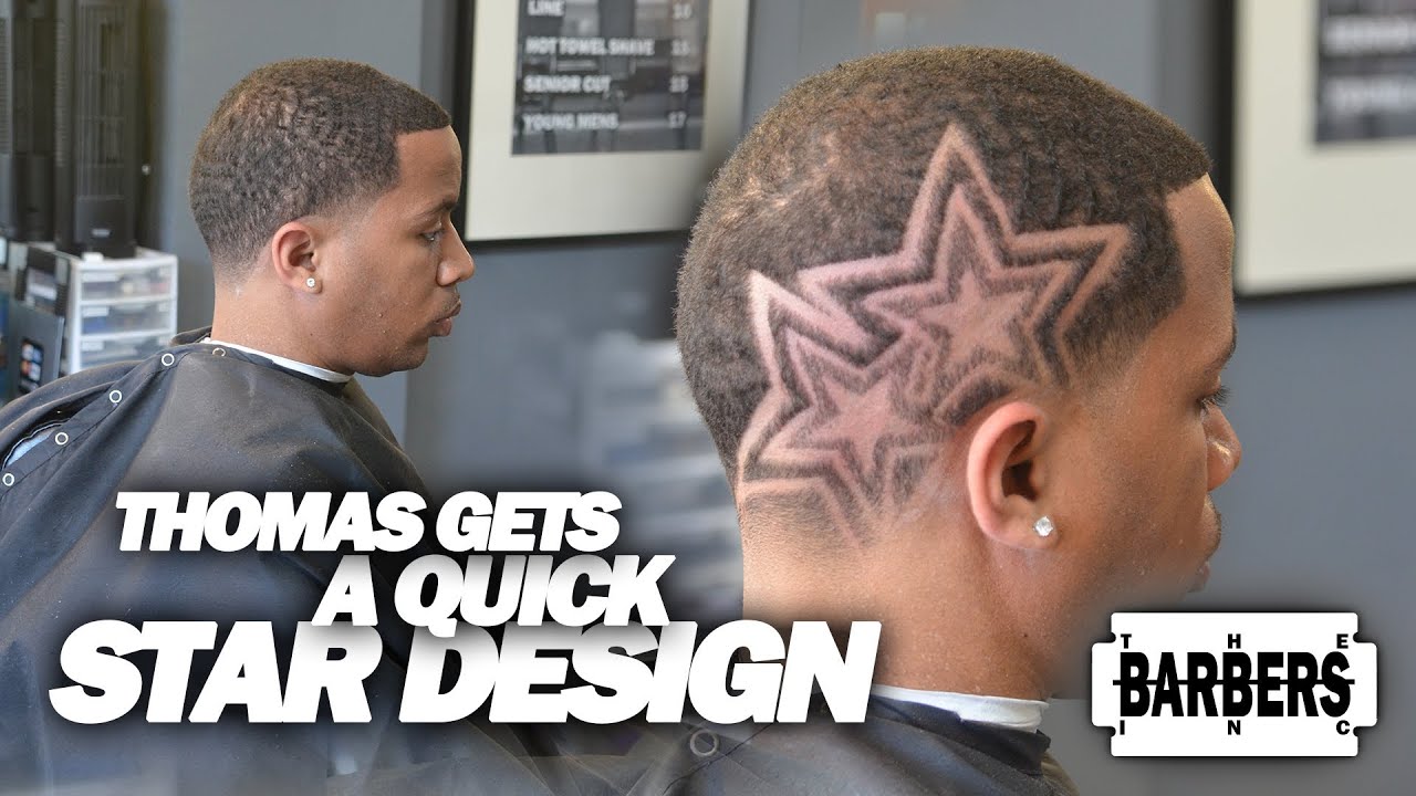 HOW TO: Easy Custom Star Design | Men's Haircut Tutorial | HD - 1080p