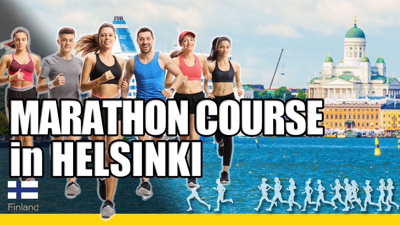 Marathon course at Helsinki City Marathon