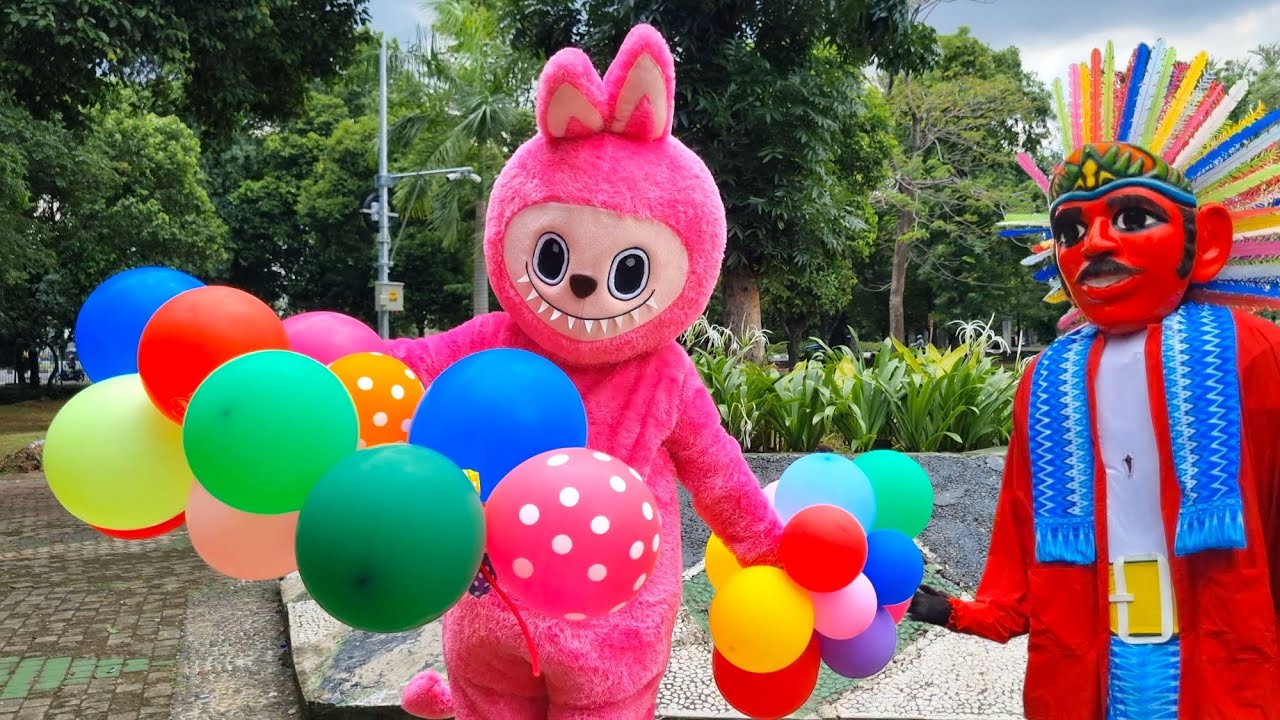 LIVE !!! SELAMAT ULANG TAHUN 👉 ONDEL ONDEL feat BADUT LABUBU JOGET BALONKU ADA LIMA mix BECAK