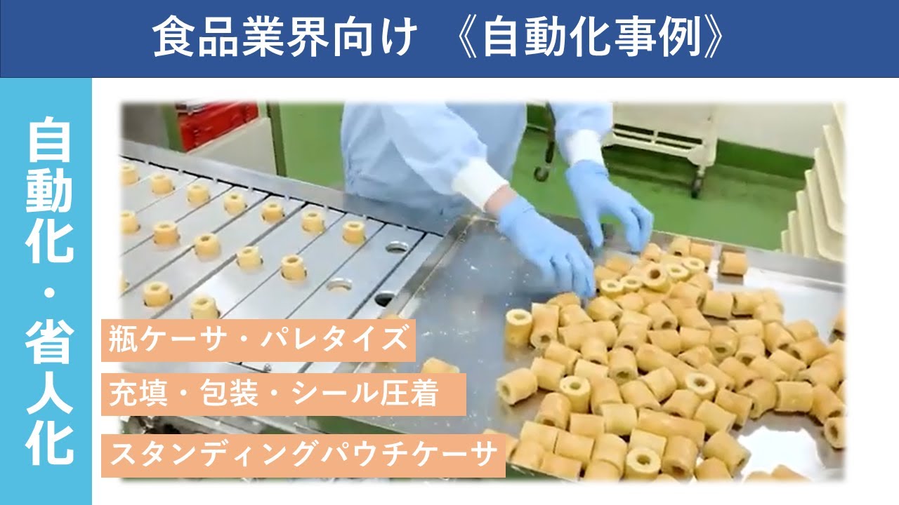 《導入事例》食品業界向け自動化
