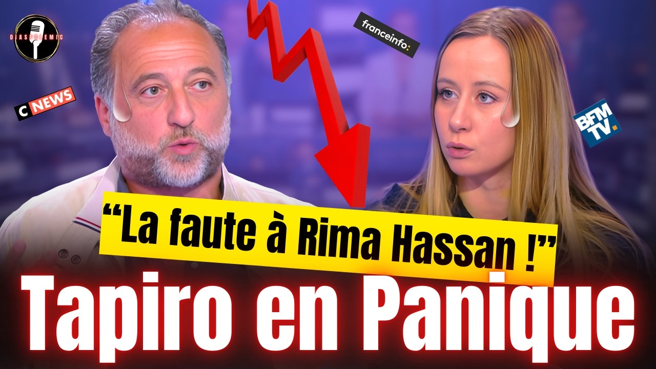 AFFAIRE QUENTIN, TAPIRO OBSÉDÉ PAR  RIMA HASSAN, CNEWS SE FROTTE LES MAINS, NEMESIS DANS LA SAUCE