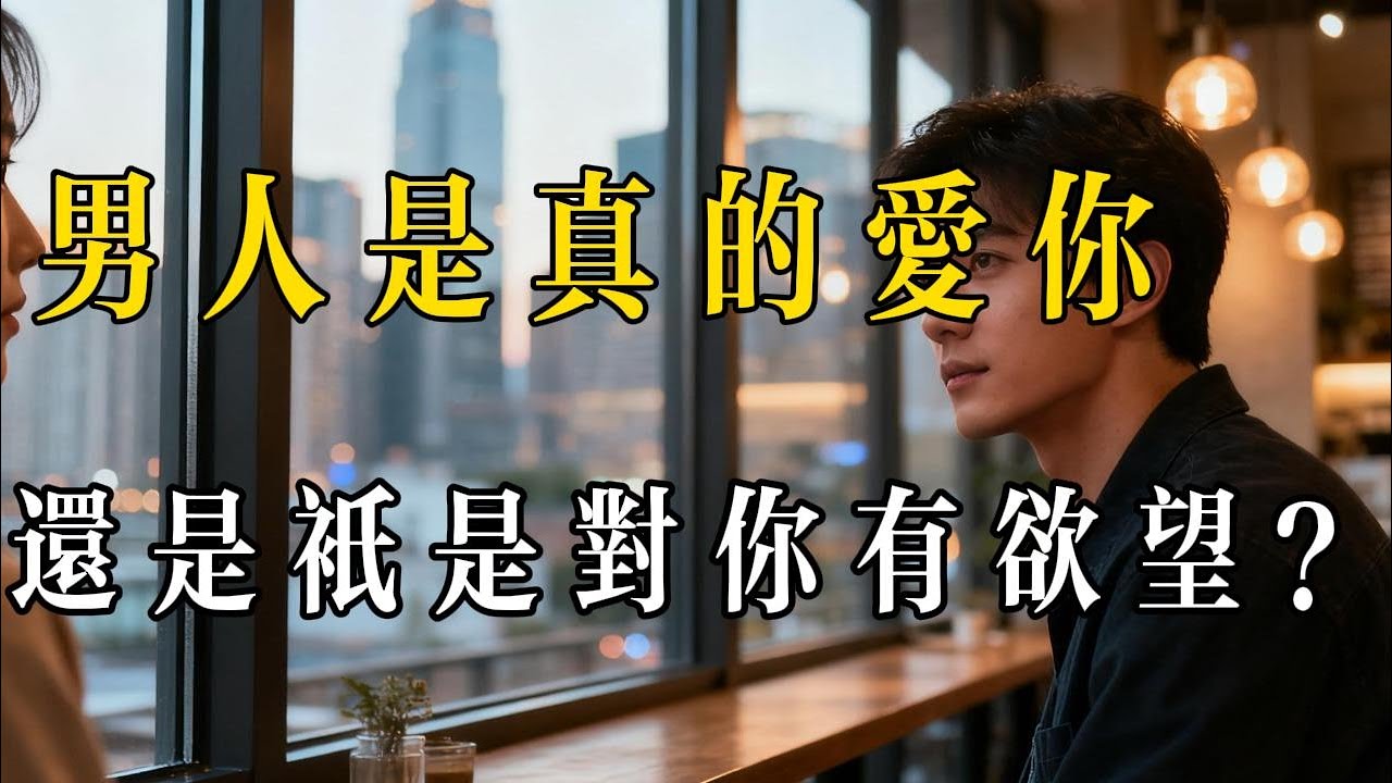 一個男人到底是真的愛你，還是只是對你有慾望？