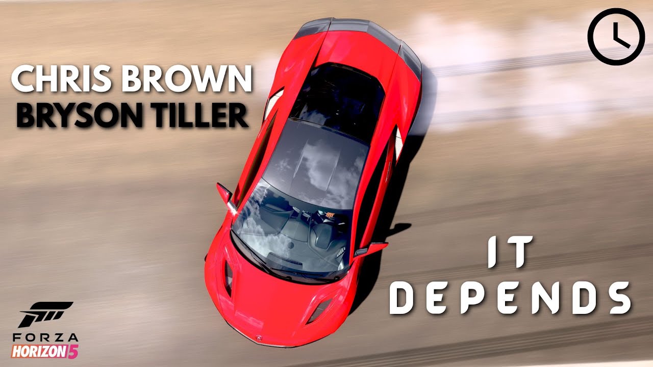 Chris Brown - It Depends ft. Bryson Tiller (1 HOUR LOOP DRIVING VIDEO) #trending