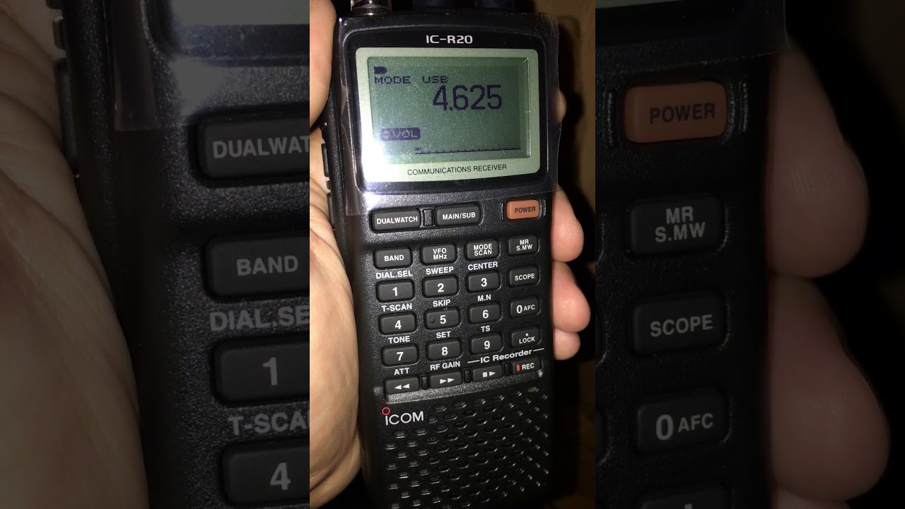 Icom IC-R20 LW-Satcom