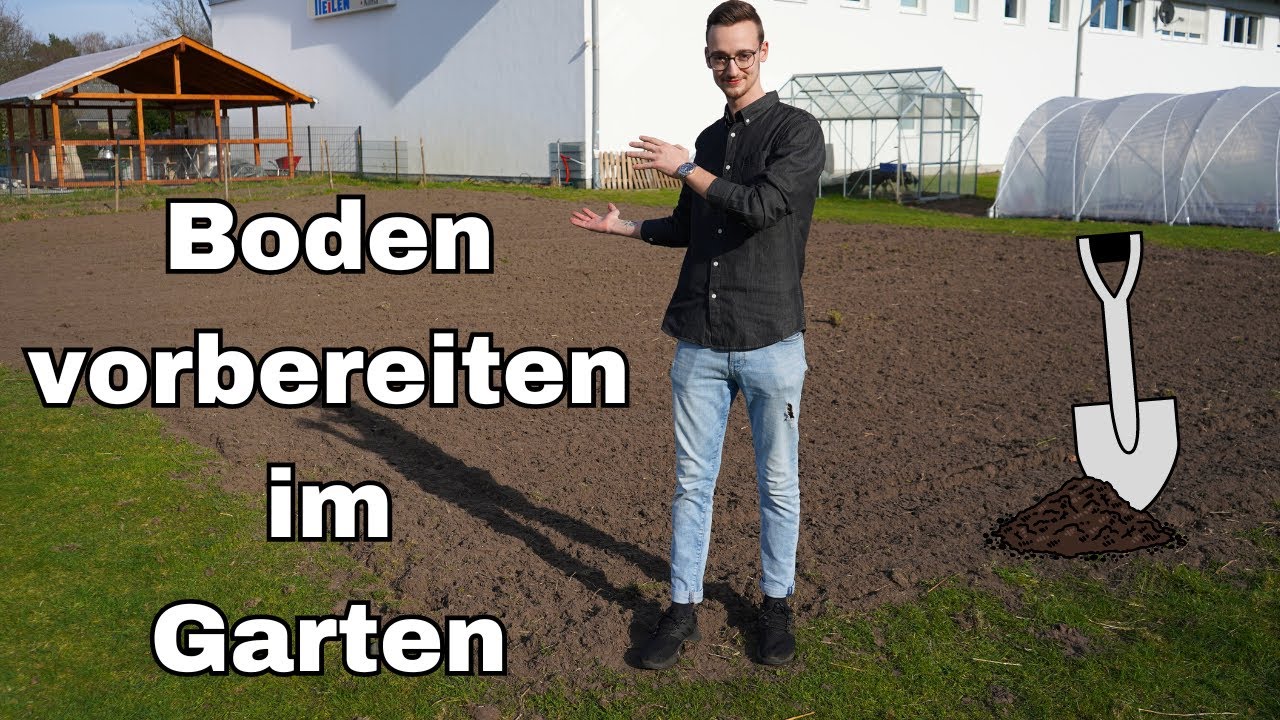 Bodenvorbereitung im Gemüsegarten - Fräsen, Kompost, Gründüngung