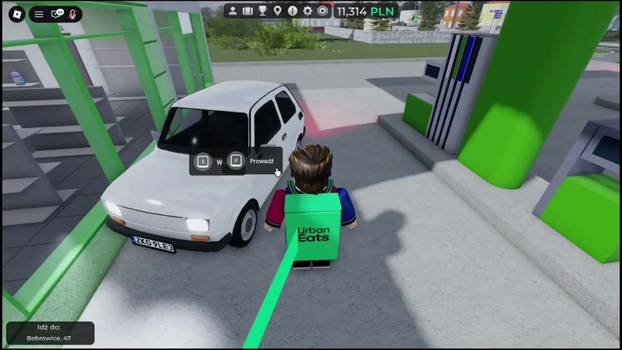 GRAMY W POLISH CAR DRIVING