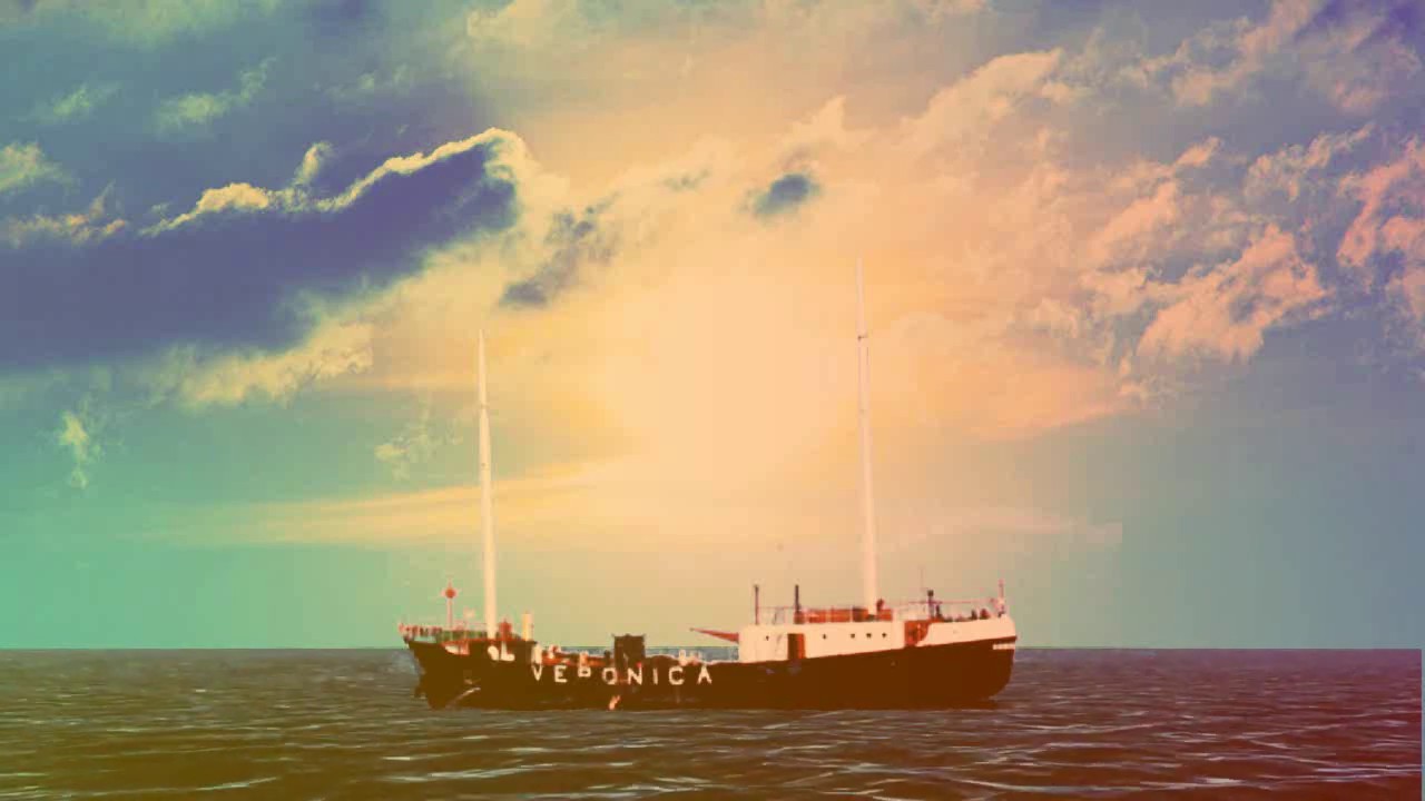 Reclame op zeezender Veronica