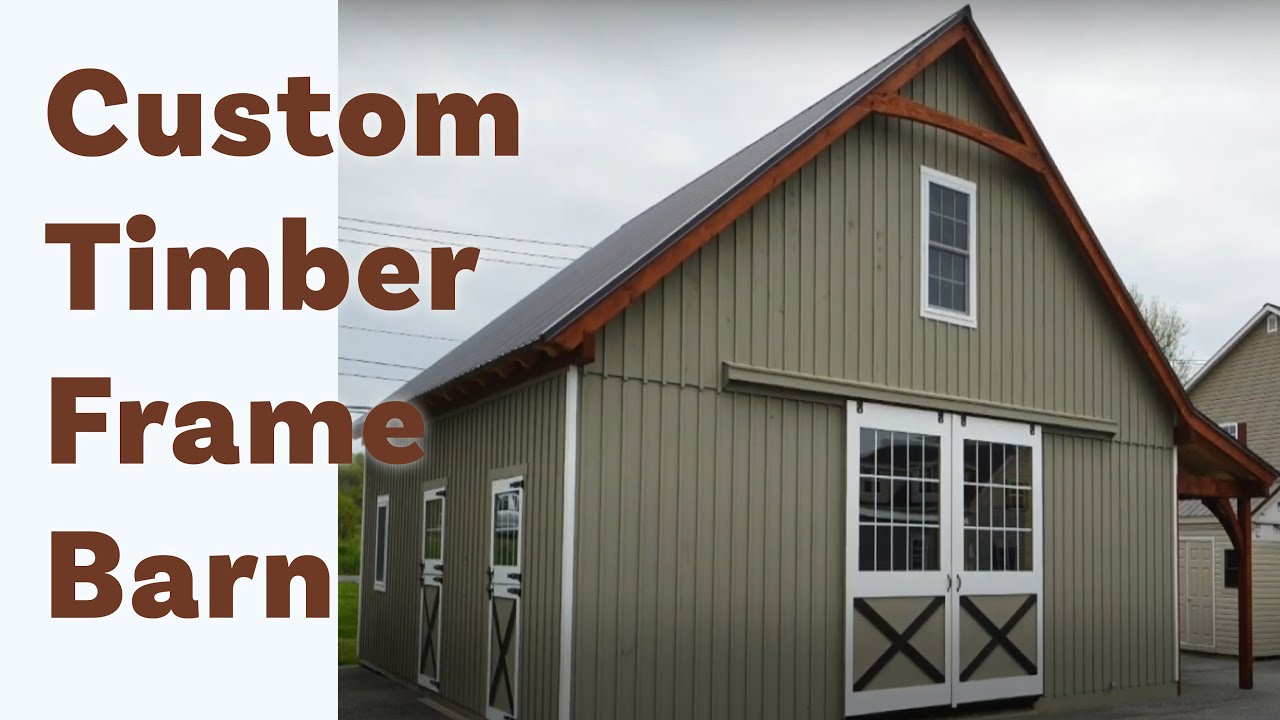 Custom Timber Frame Horse Barn