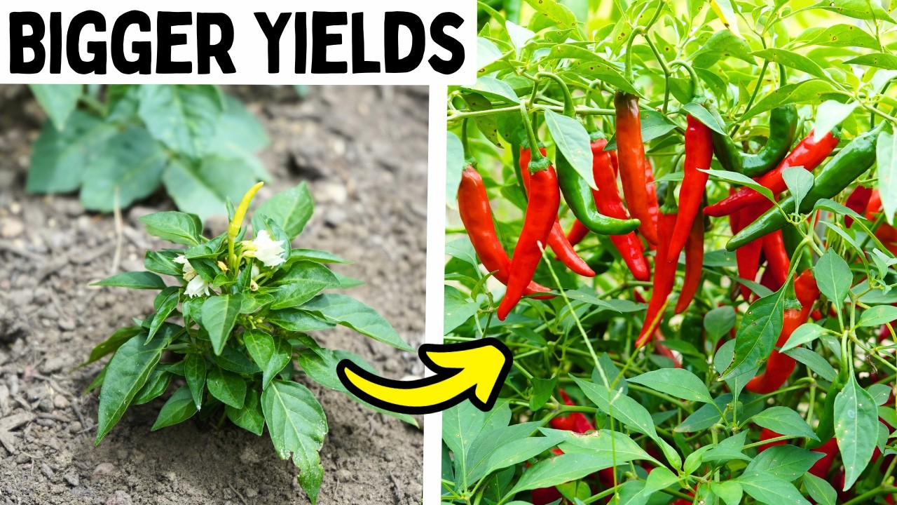 How To Get Bigger Pepper Harvests