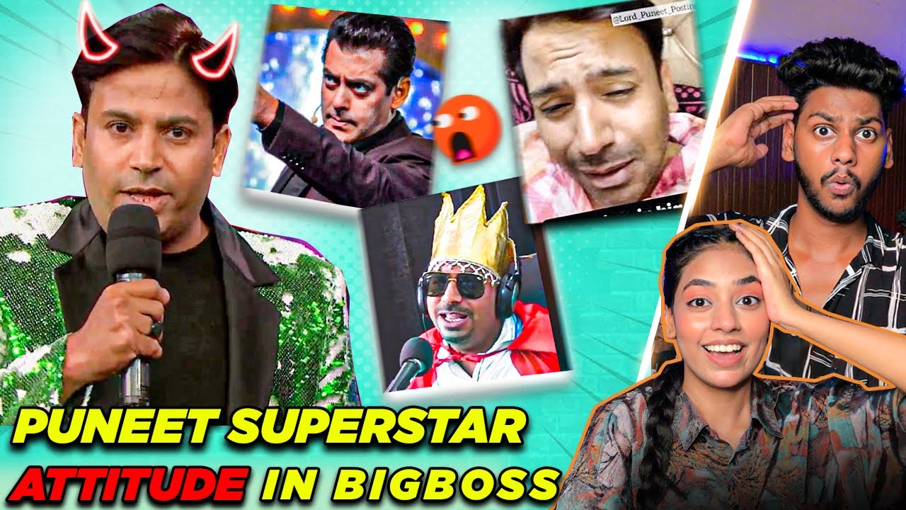 Pakistani Reaction On Puneet Superstar Attitude Videos In Bigg Boss😈 | Lord Thug life😈😎