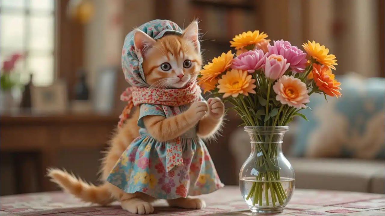 Catflix: Tiny Kitten’s Daily Routine – What Happens at Night Will Surprise You! 😻🌙