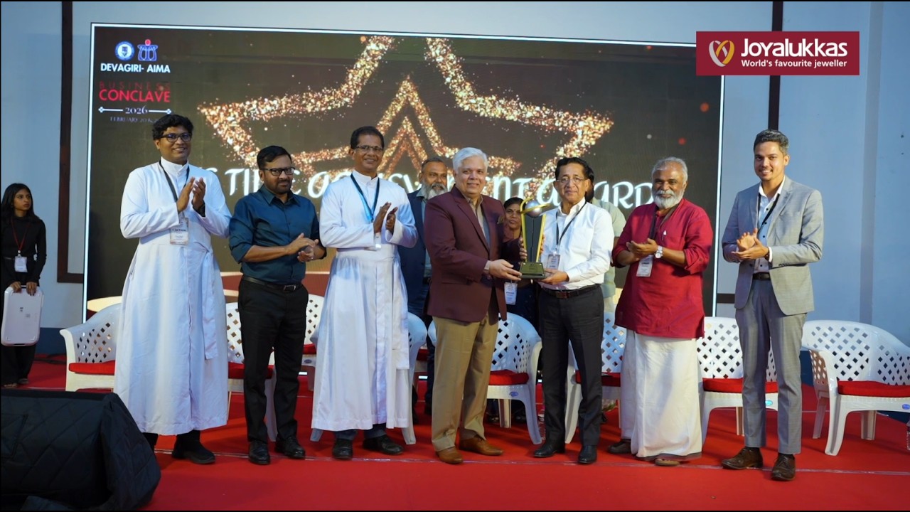 Dr. Joy Alukkas at DAIBC 2026 | Devagiri &ndash; AIMA Business Conclave