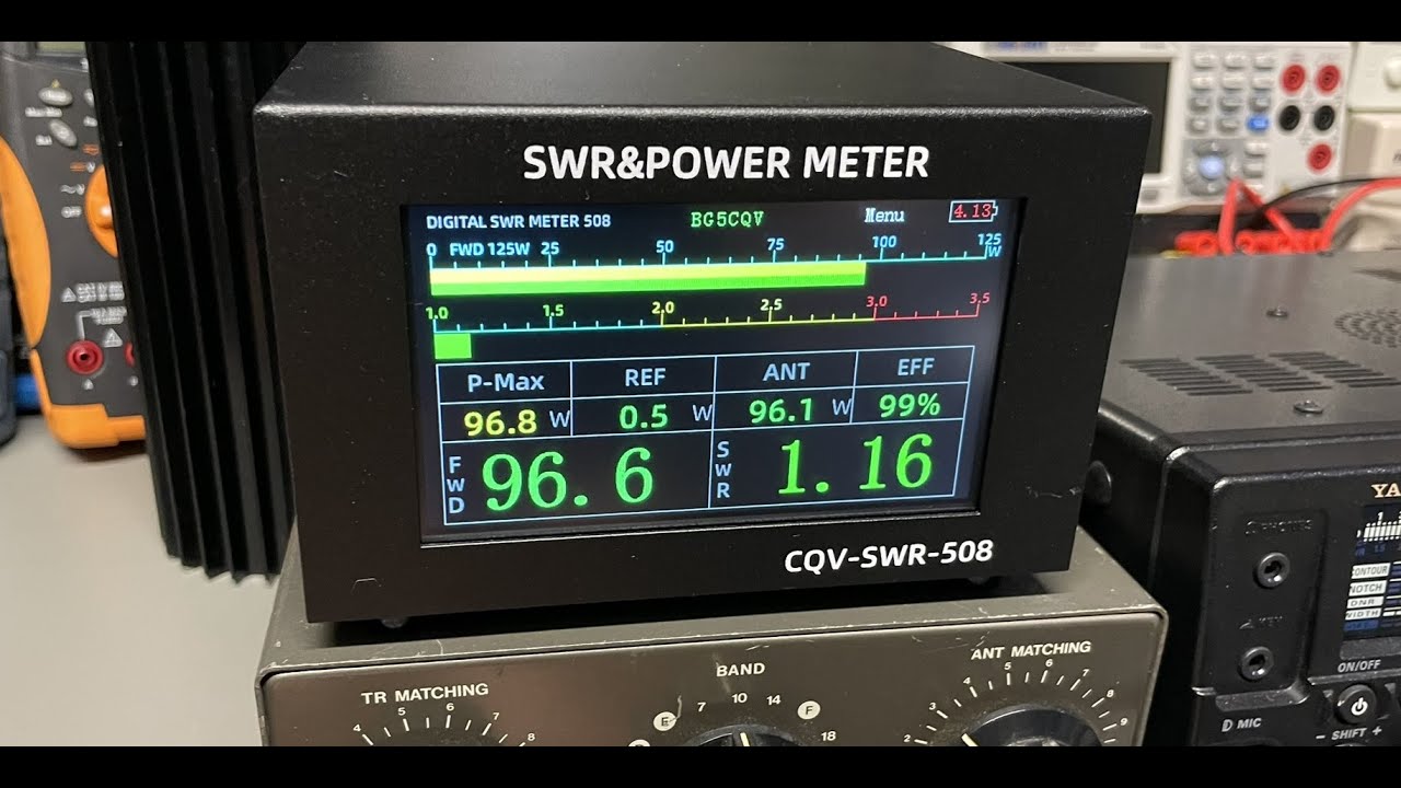 TA-0405: BG5CQV SWR Power Meter CQV-SWR-508  1.8-54 MHz  - Hands On