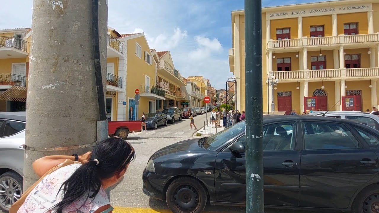 Kefalonia Greece, Argostoli old Town Wander