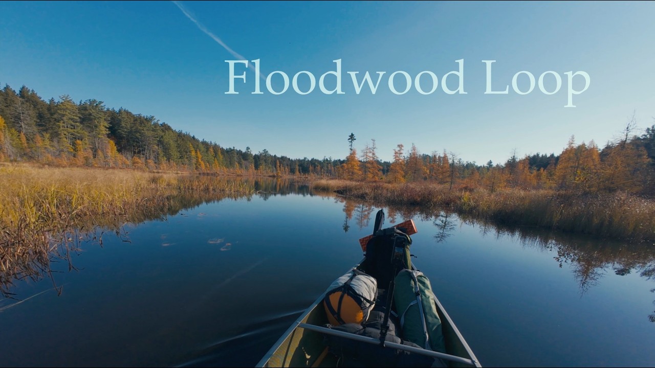 4 Day Solo Canoe Trip with Amazing Fall Colors - Full Movie