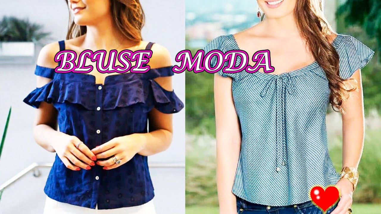 Moda 2021 moda 2020 BLUSAS DE MODA  MODELOS DE BLUSAS BLUSAS JUVENILES Y MODERNAS Blusas