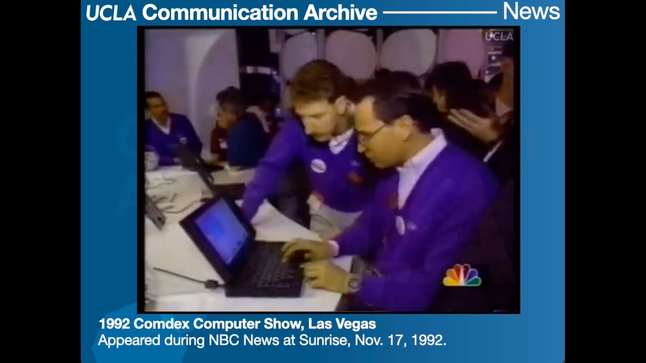1992 Comdex Computer Show story from NBC News at Sunrise, featuring Sheldon Adelson