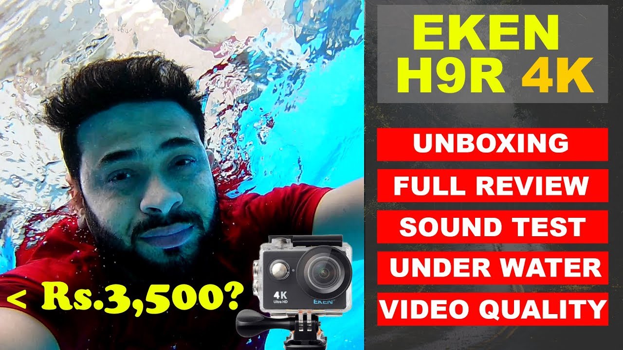 EKEN H9R 4K ACTION CAMERA UNBOXING and REVIEW in HINDI | BANGGOOD