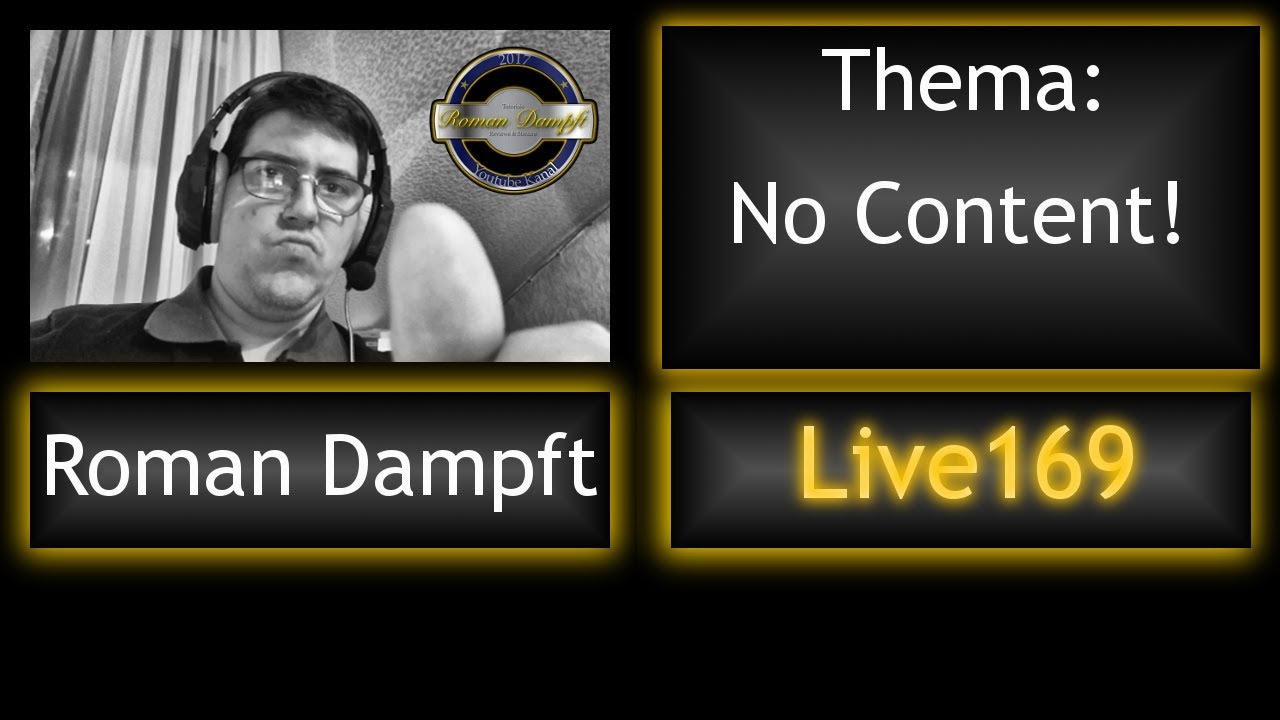 Roman Dampft Live #169 HD
