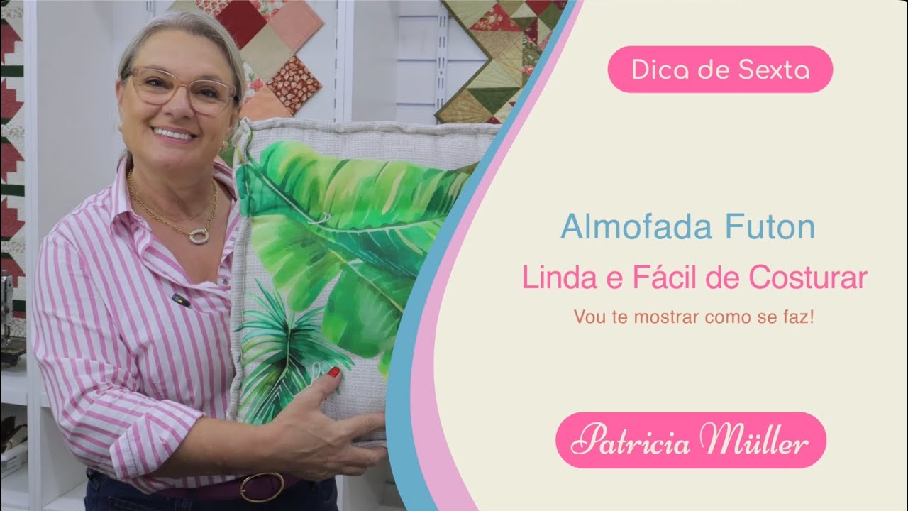 ALMOFADA FUTON -  Linda e FÁCIL de costurar!  | Dica de Sexta