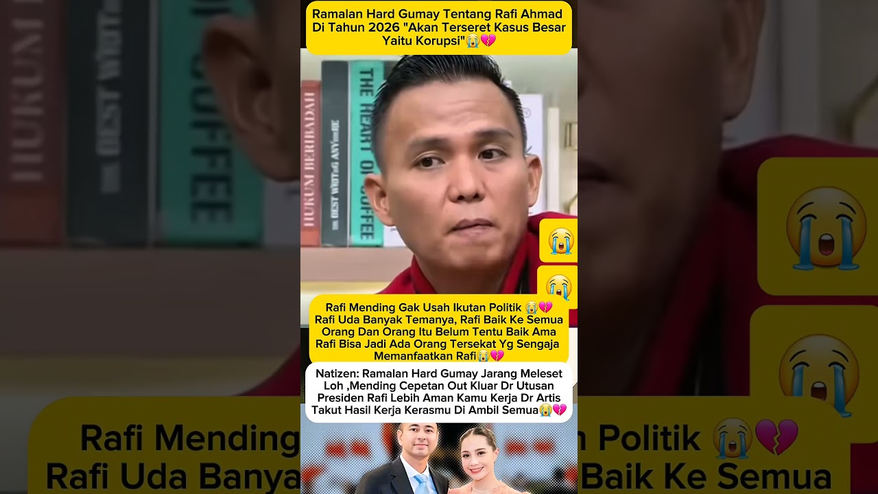 prediksi hard gumay tentang rafi ahmad 