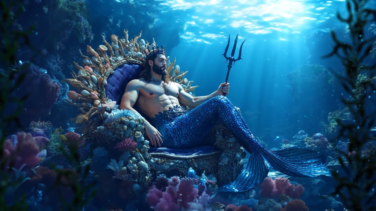 🧜🏼‍♂️ The Mer King's Throne | Oceanic Realms & Fantasy Music for Deep Relaxation or Sleep | 6 Hrs