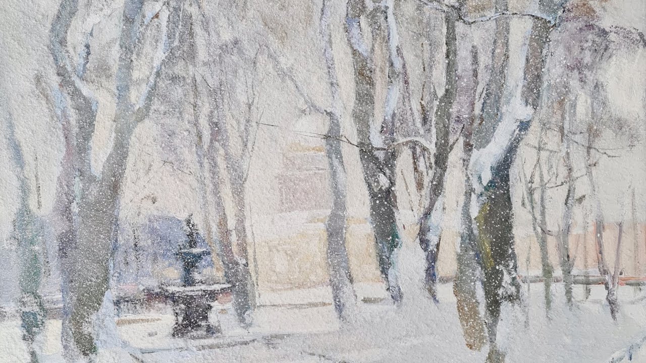 Петербургский снегопад.