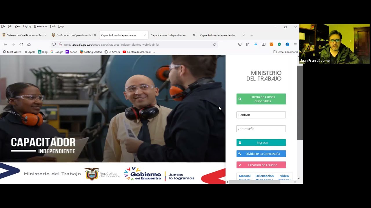 ¿Cómo crear Curso, Diseño Curricular, Banco de Preguntas en el Sistema SETEC Ministerio del Trabajo?