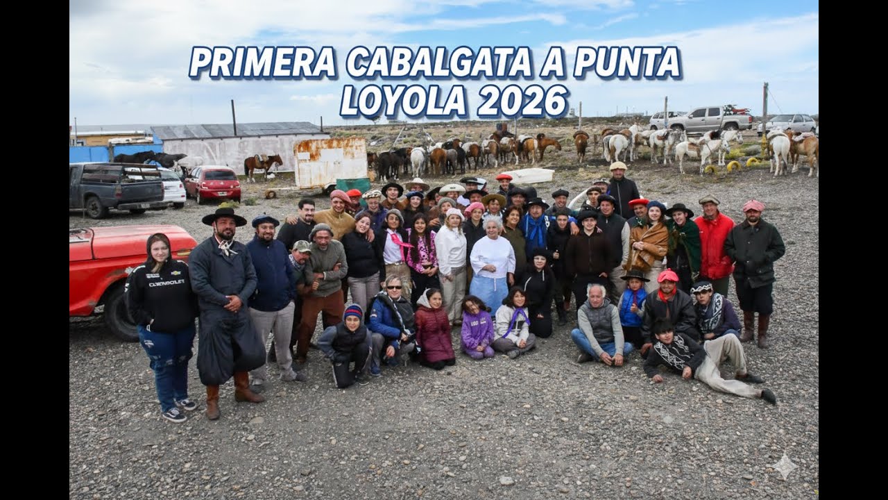 Primera Cabalgata a Punta Loyola.