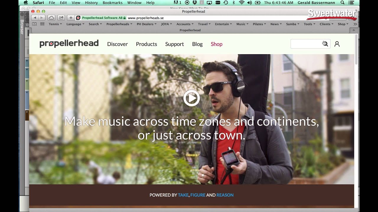 Propellerhead Reason and iOS Apps Demo by Sweetwater Sound