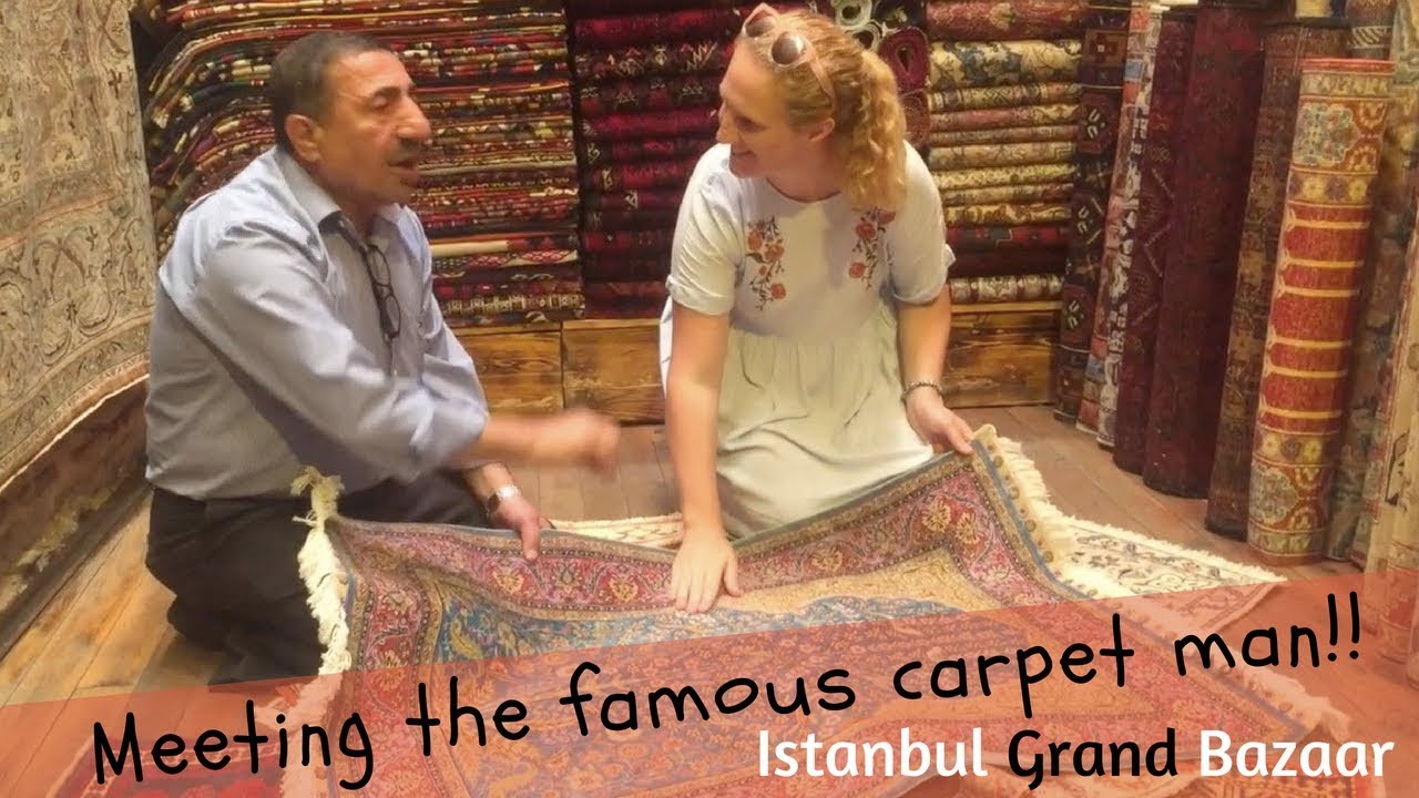 Grand Bazaar Istanbul // The Famous Carpet Man (and FOOD!)