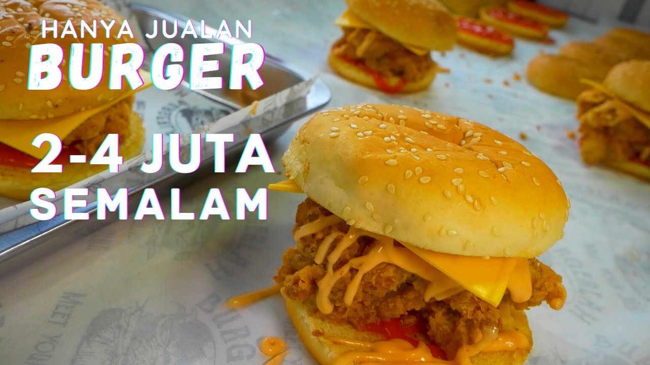 Burger Premium Usaha Anak Muda  || BURGERLAH