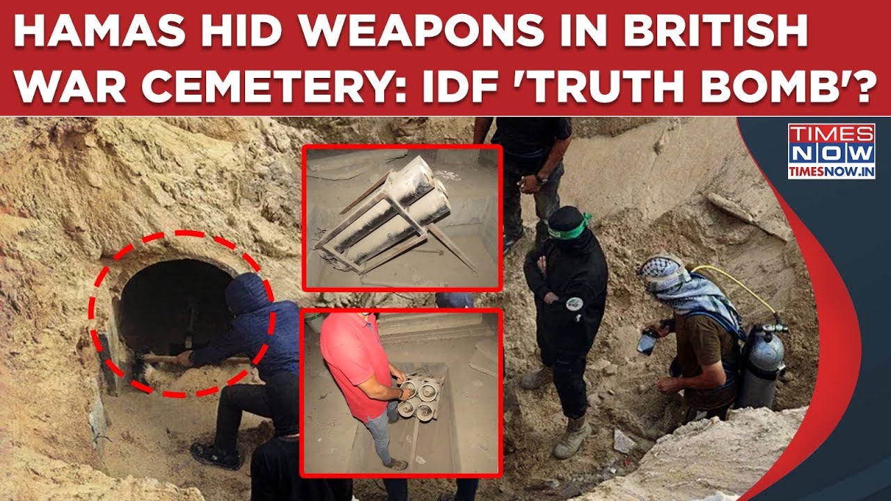 IDF Drops Gaza Tunnel 'Truth Bomb'? Hamas Hid Weapons In British War Cemetery? Old Video Reveals...