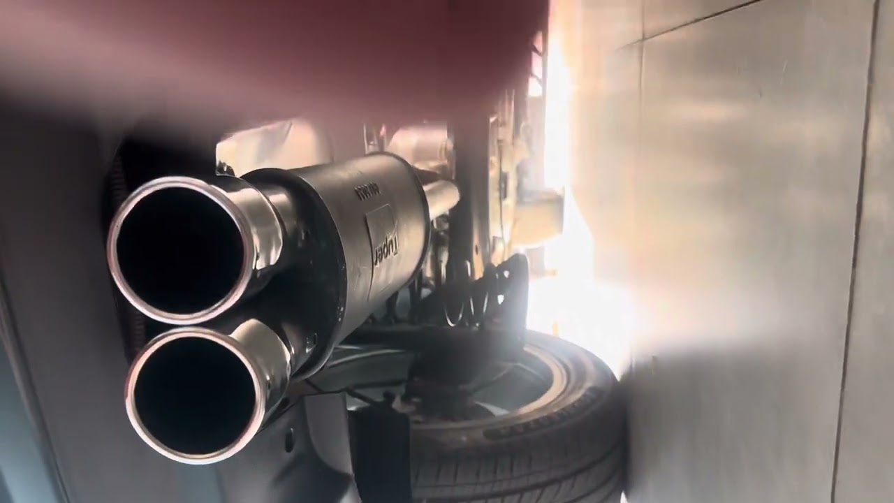 Escapamento esportivo Saída dupla no Golf! 🫶🏻