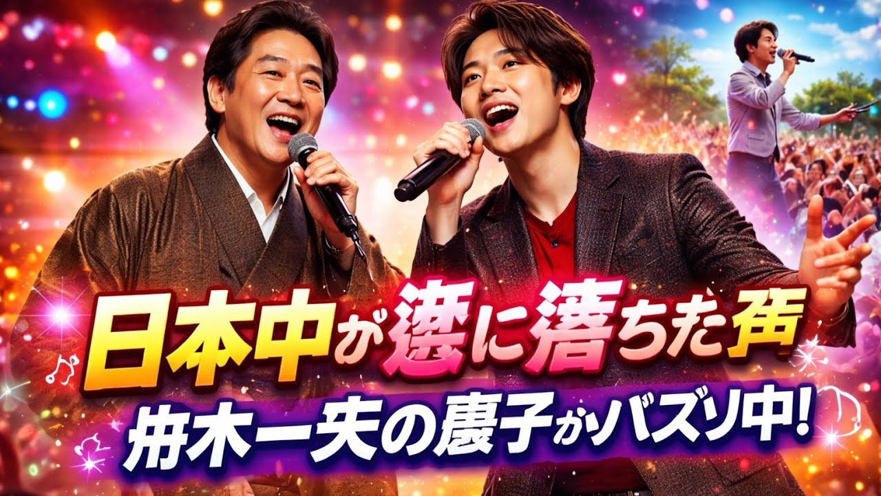 🔥💘【日本中が恋に落ちた声】舟木一夫の息子が歌う極上ラブソングが世界でバズり中！一夜でスターになった奇跡🎶✨