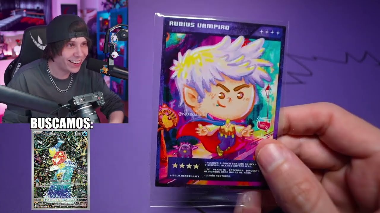 RUBIUS ABRE CARTAS DE POKEMON EN DIRECTO