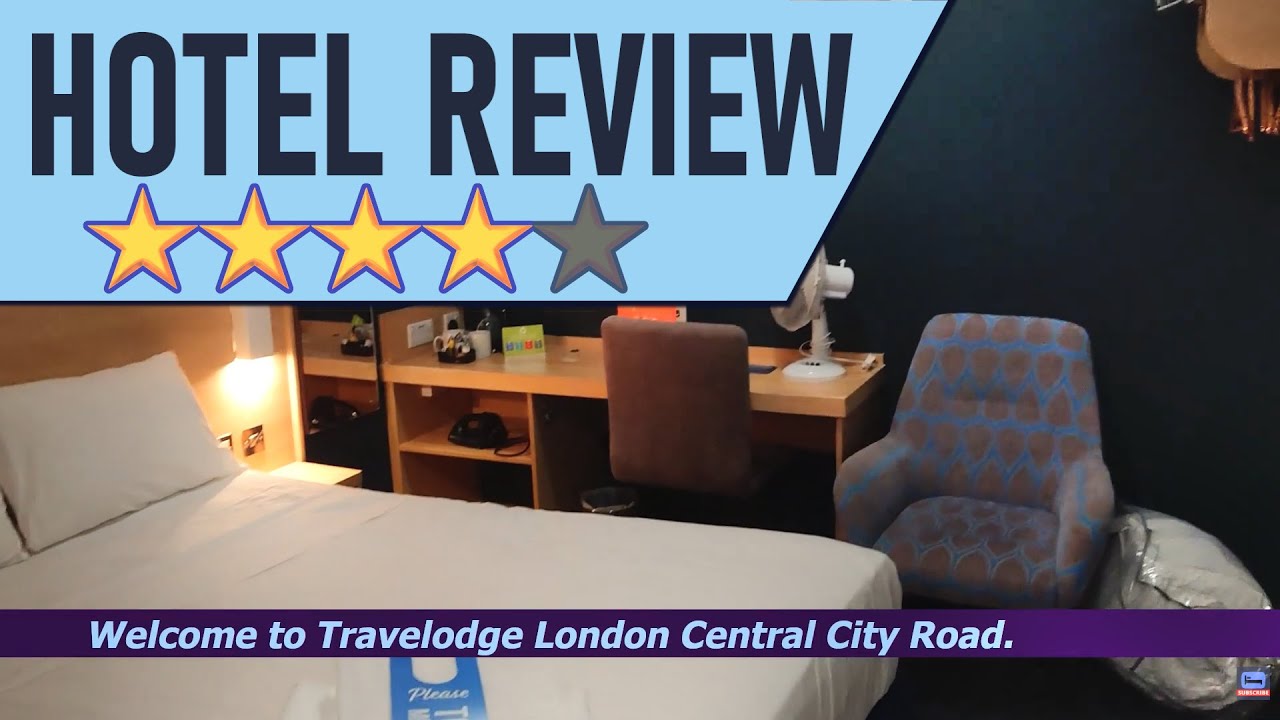 TRAVELODGE LONDON CENTRAL CITY ROAD, UK -NO TALKING CHEAP HOTEL REVIEW- Walkthrough. Good, 4 Stars