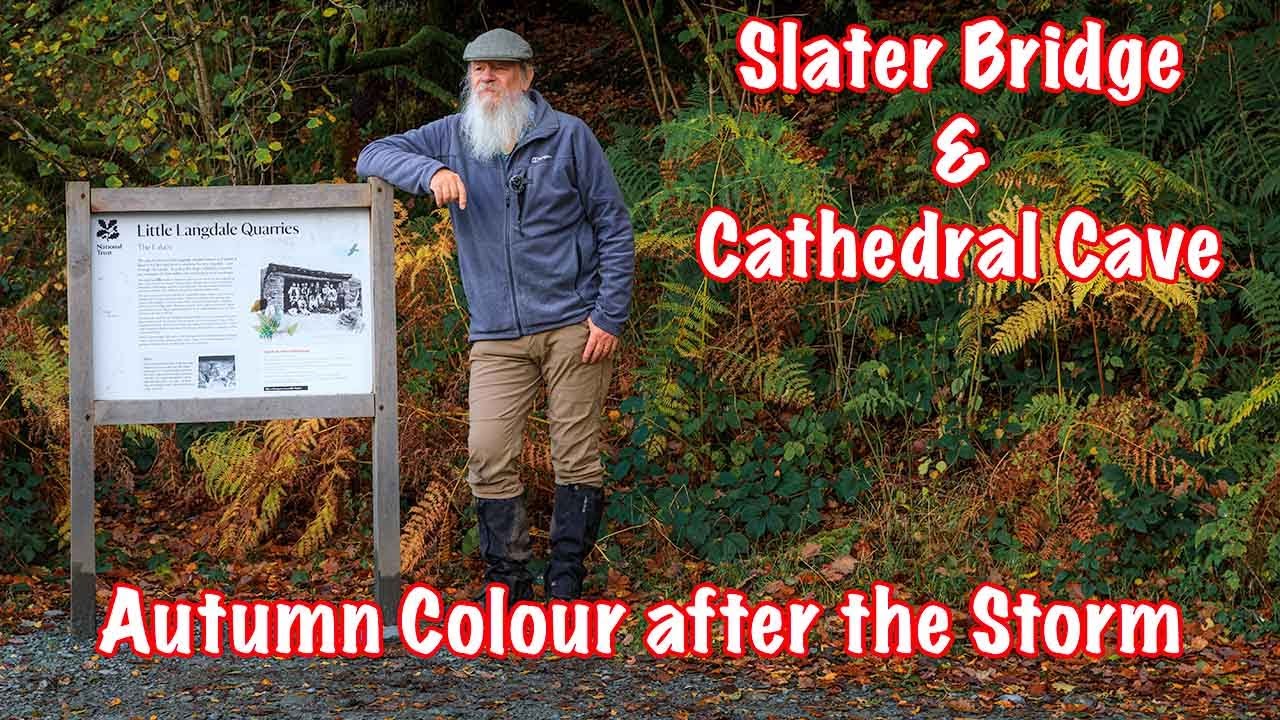Slater Bridge & Cathedral Cave, Autumn Colour after the Storm - Landscape Photography