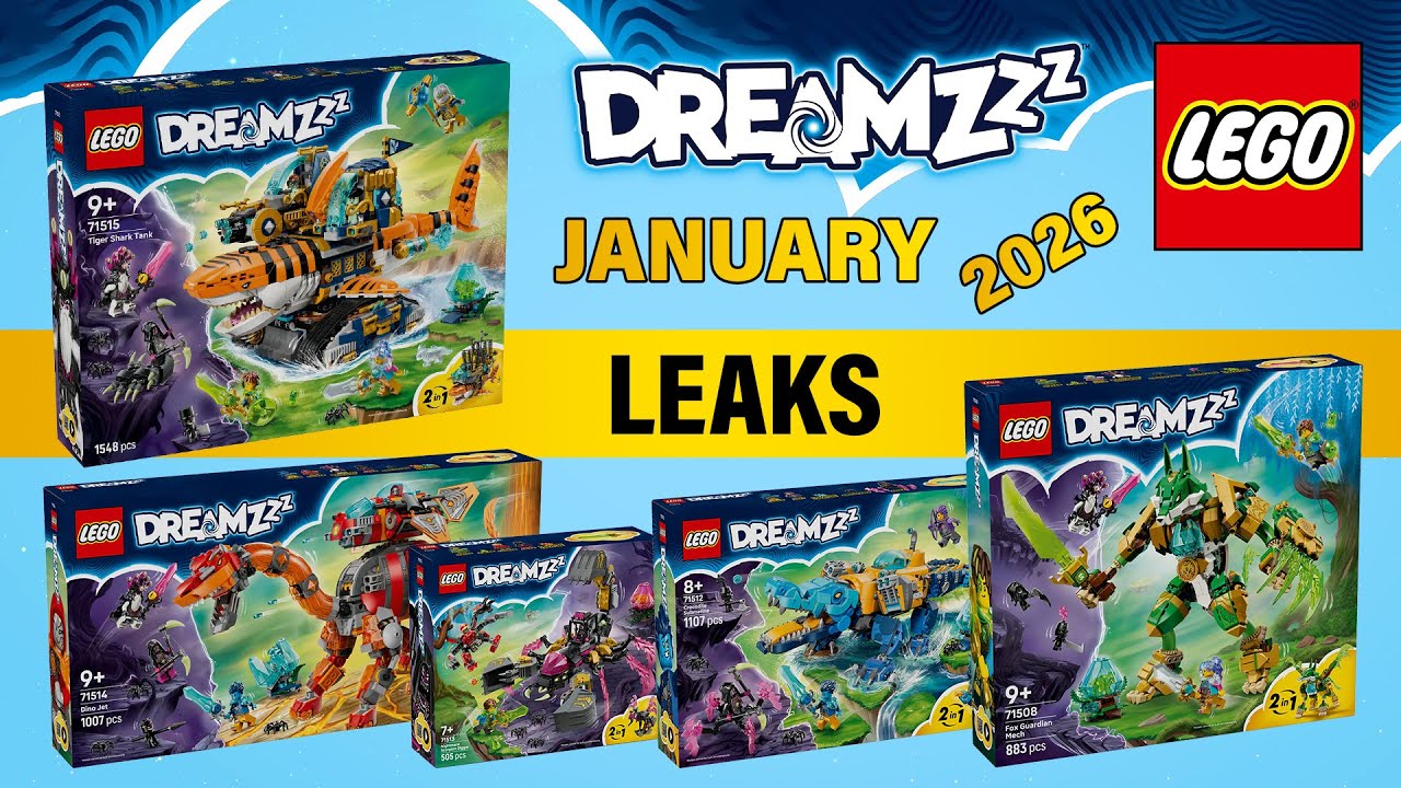 Утечки информации о LEGO DREAMZzz в январе 2026 года❗ Подробный обзор и сравнение на @TopBrickBui...