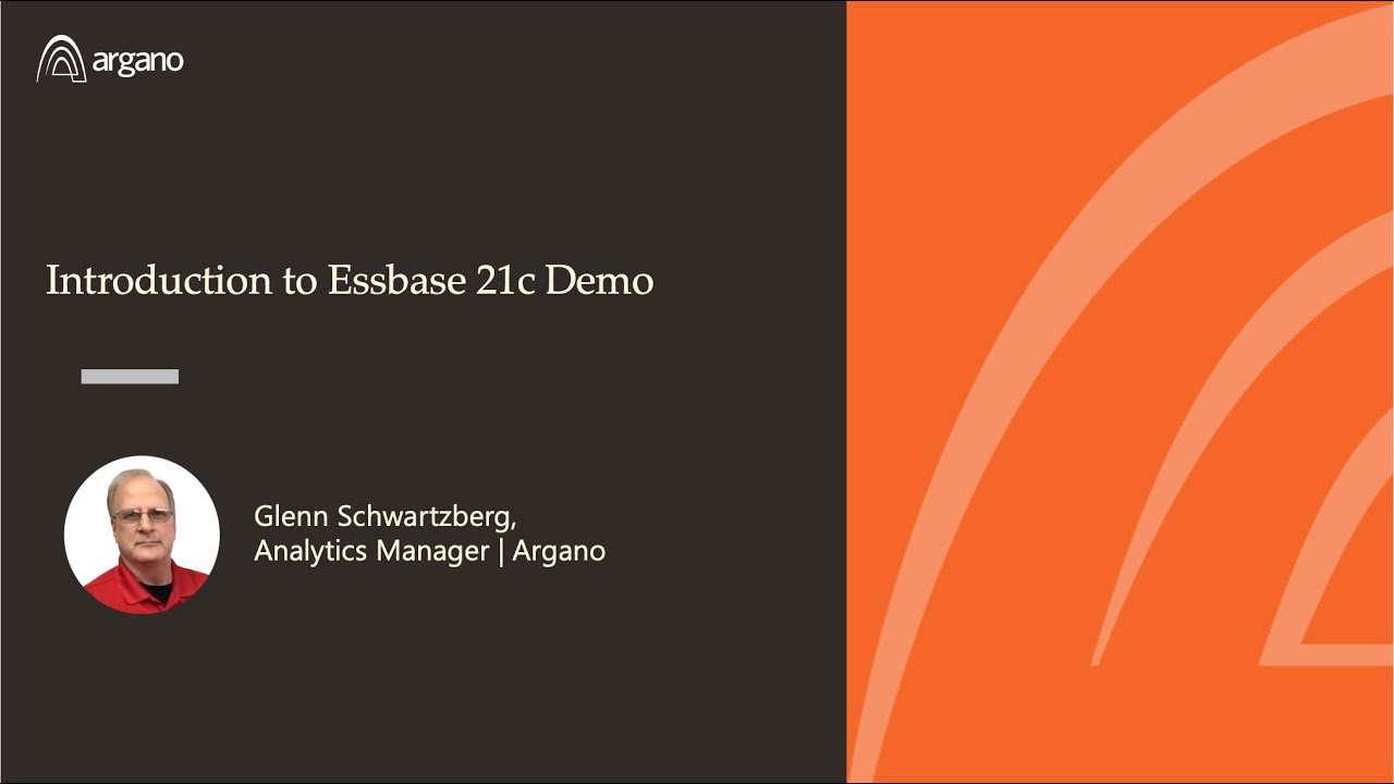 Introduction to Essbase 21c Demo with Glenn Schwartzberg