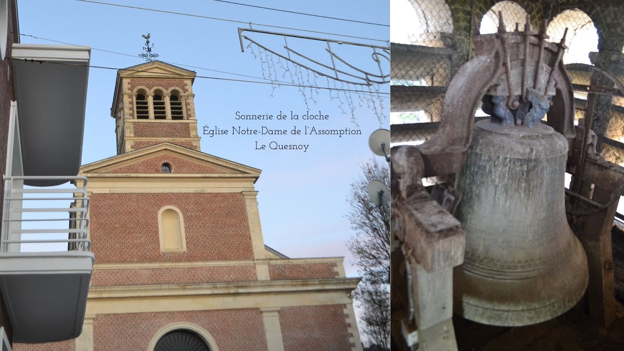 Cloche : Sonnerie de la cloche, église Notre-Dame de l'Assomption, Le Quesnoy [59481]