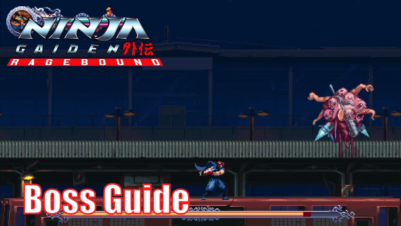 Железнодорожный мутант — руководство по боссу для новичков | Уровень 4-5 | Ninja Gaiden Ragebound