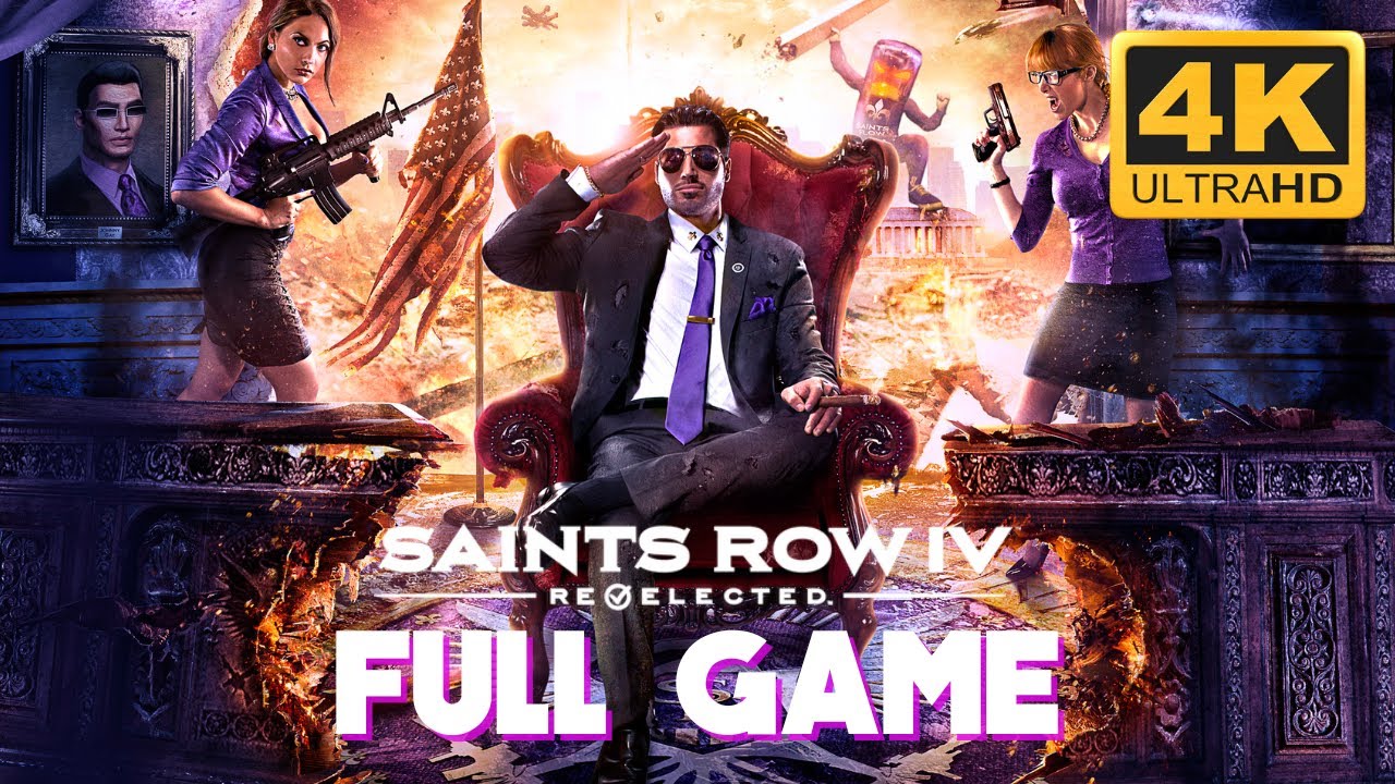 SAINTS ROW 4 - Full Gameplay Walkthrough | 4K 60FPS